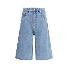 Coperni Blue Cotton Bermuda Shorts