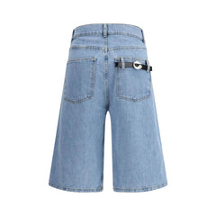 Coperni Blue Cotton Bermuda Shorts