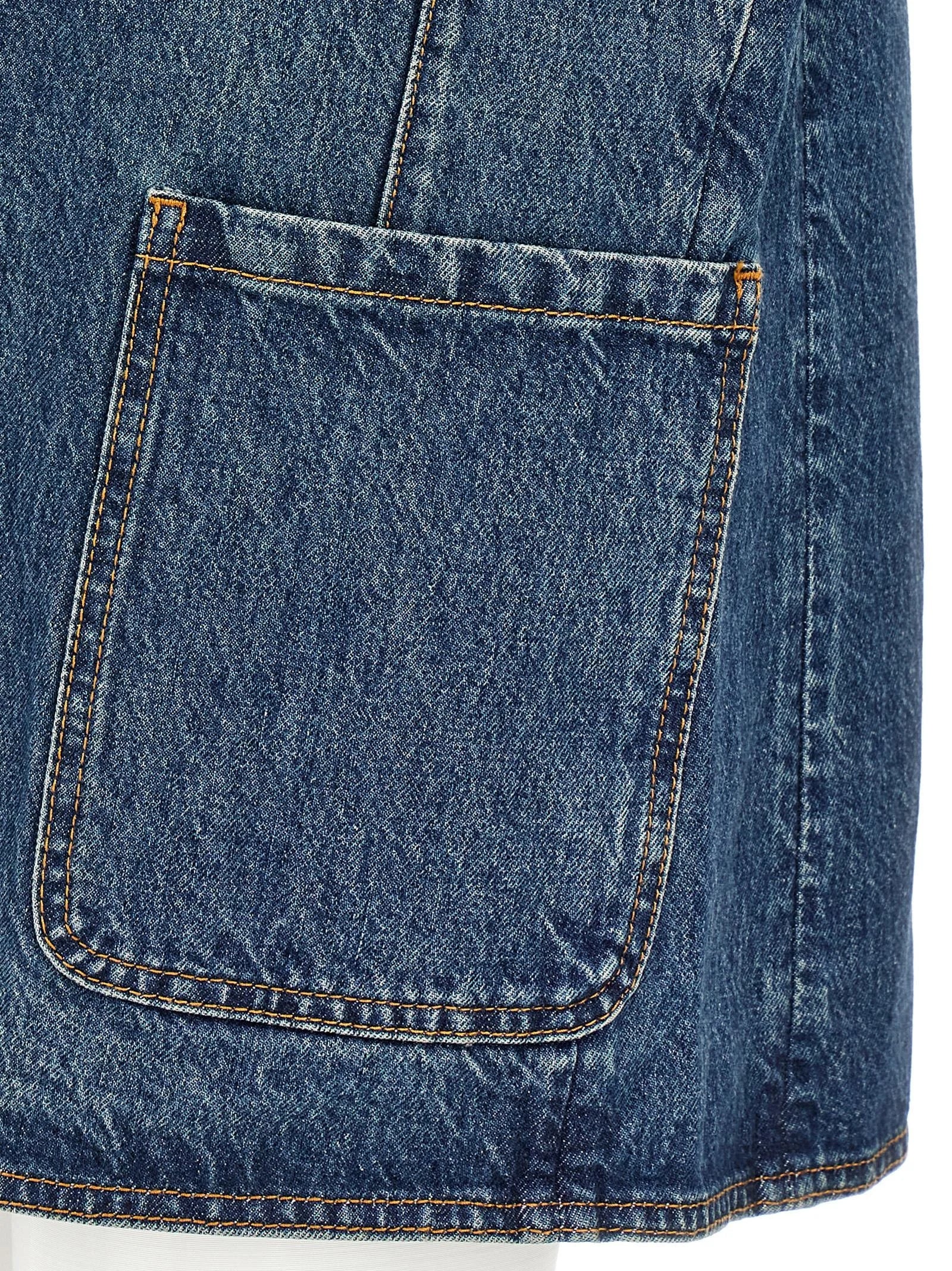 Coperni Blue Cotton Sleeveless Jacket - S
