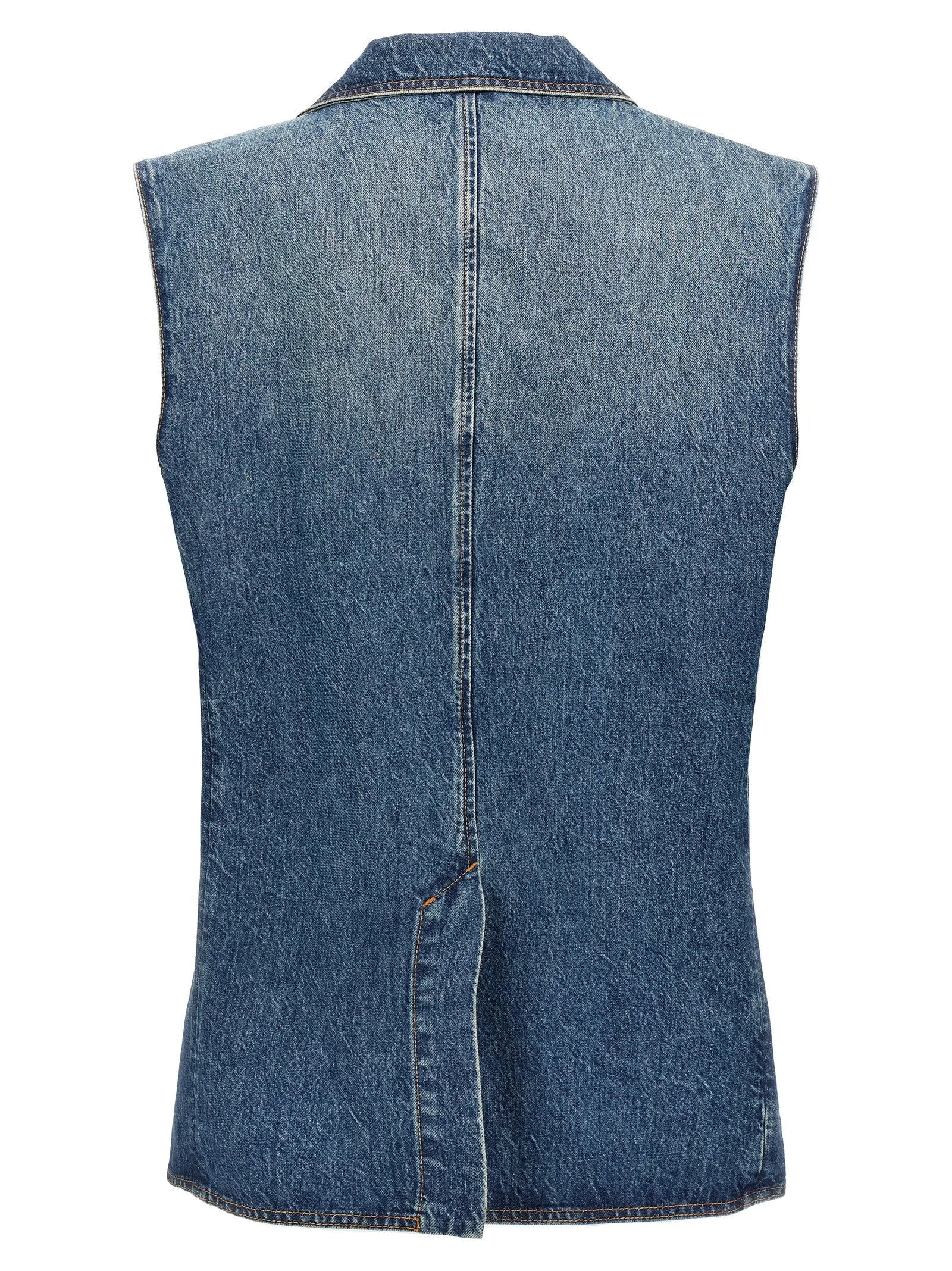Coperni Blue Cotton Sleeveless Jacket - S