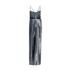 Coperni Ruched Sequin-Embellished Gown - Dresses