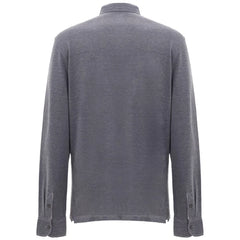 Corneliani Blue Cotton Polo Shirt - IT50 | L - Polos