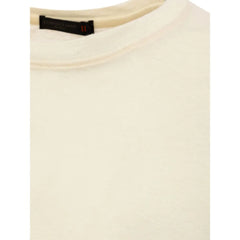 Corneliani Yellow Linen T-Shirt - 62 - T-Shirts