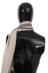 Costume National Beige Women Cotton Shawl Scarf - Scarves & Shawls