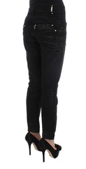 Costume National Black Cotton Slouchy Slims Fit Jeans - W26 - Jeans