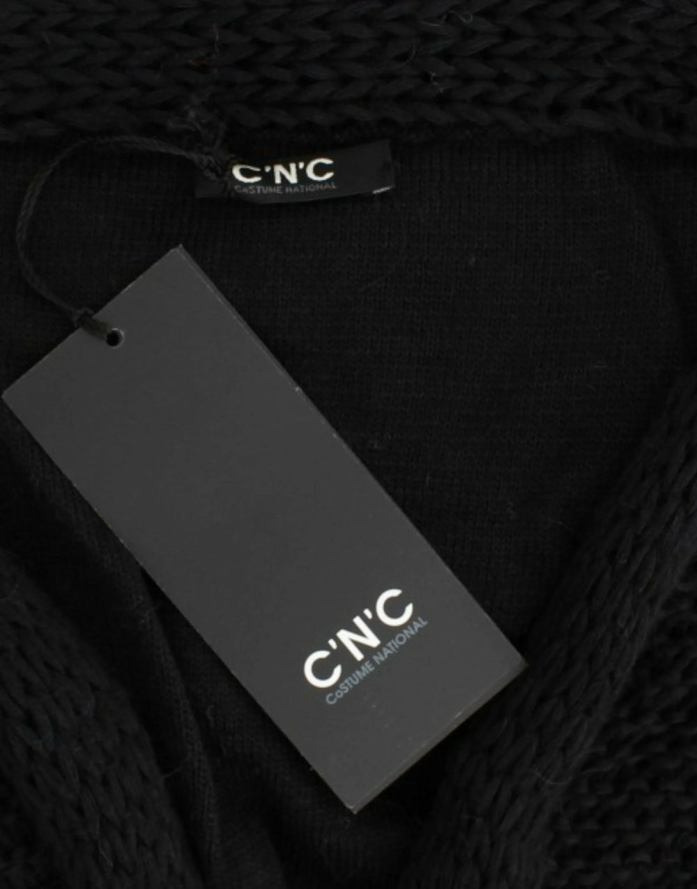 Costume National Black sleeveless knitted cardigan - Cardigans