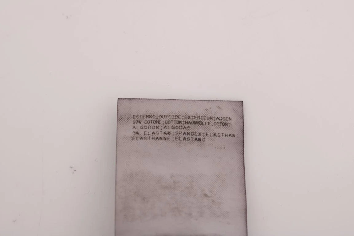 Costume National Black Slim Fit Cotton Stretch Pants - IT46 | S - Trousers