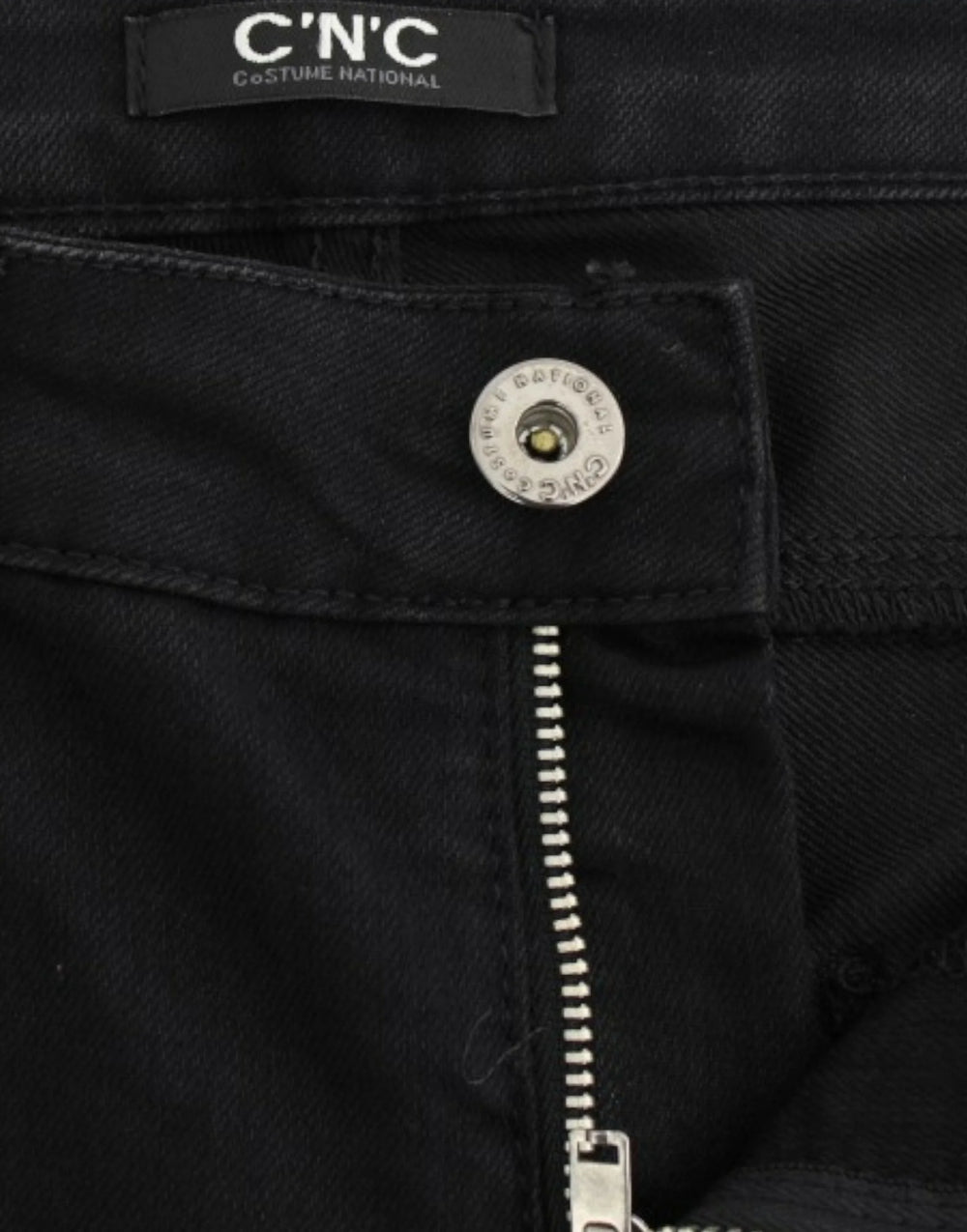 Costume National Black straight leg jeans - W26 - Jeans