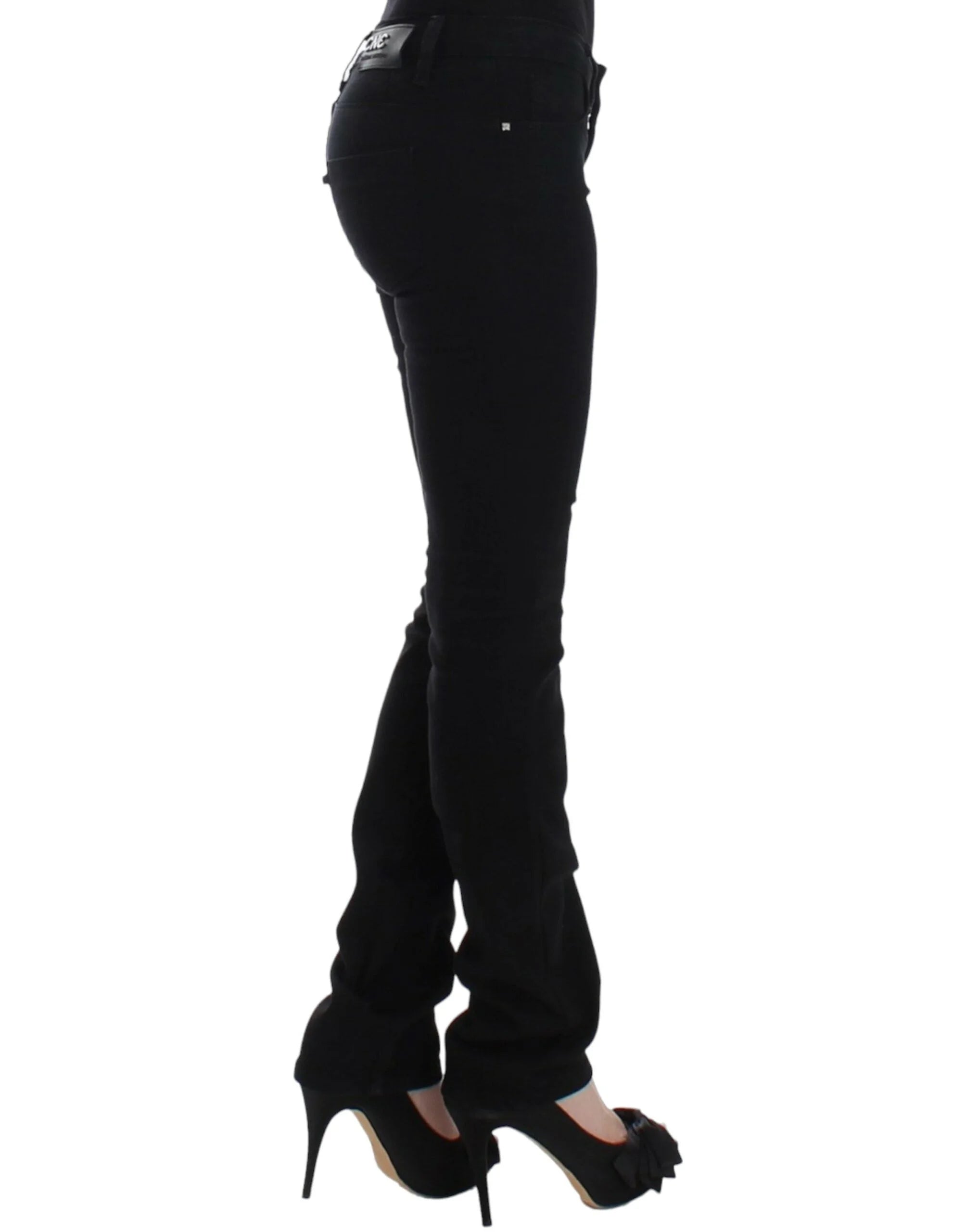 Costume National Black straight leg jeans - W26 - Jeans