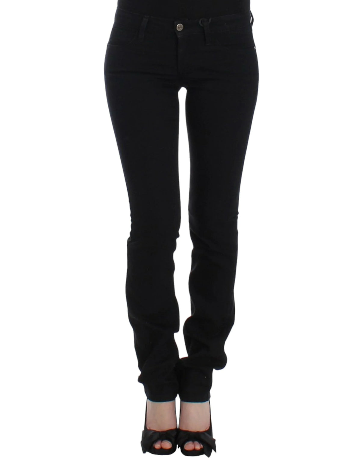 Costume National Black straight leg jeans - W26 - Jeans
