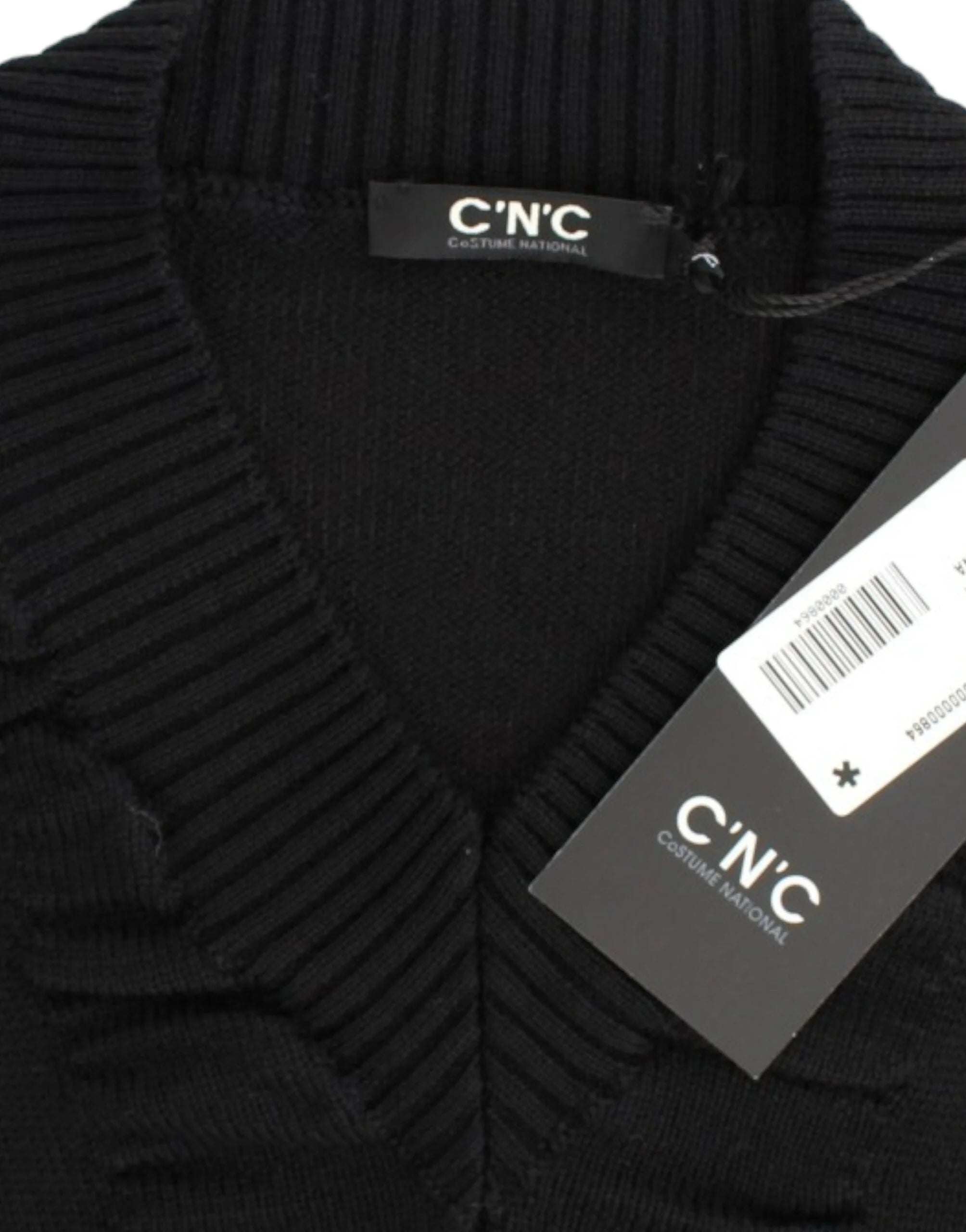 Costume National Black V-neck wool sweater - XS - Sweaters