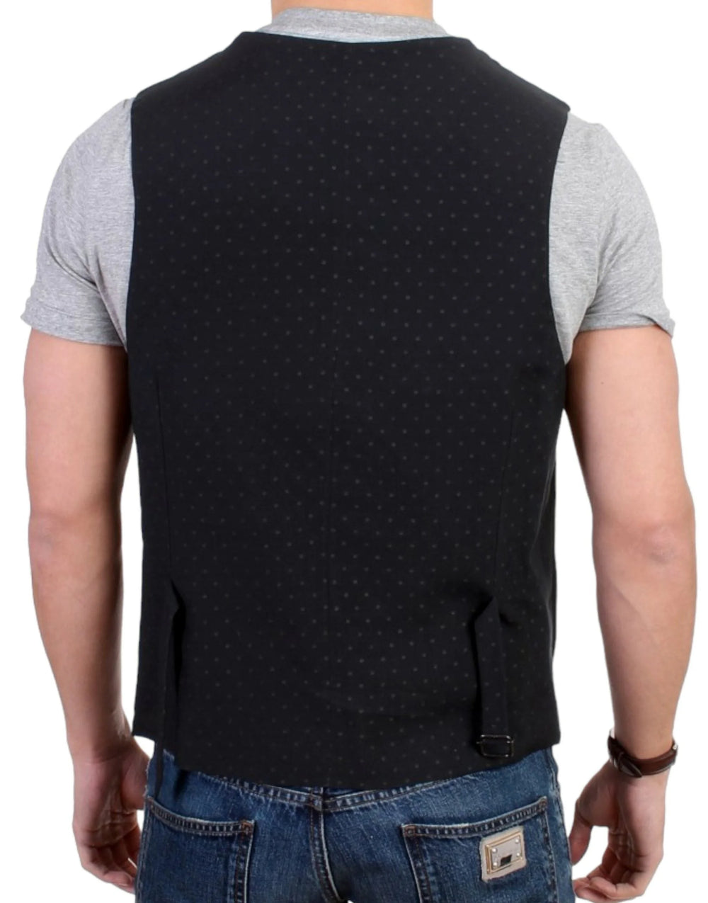 Costume National Black wool blend casual vest - IT48 | M - Vests