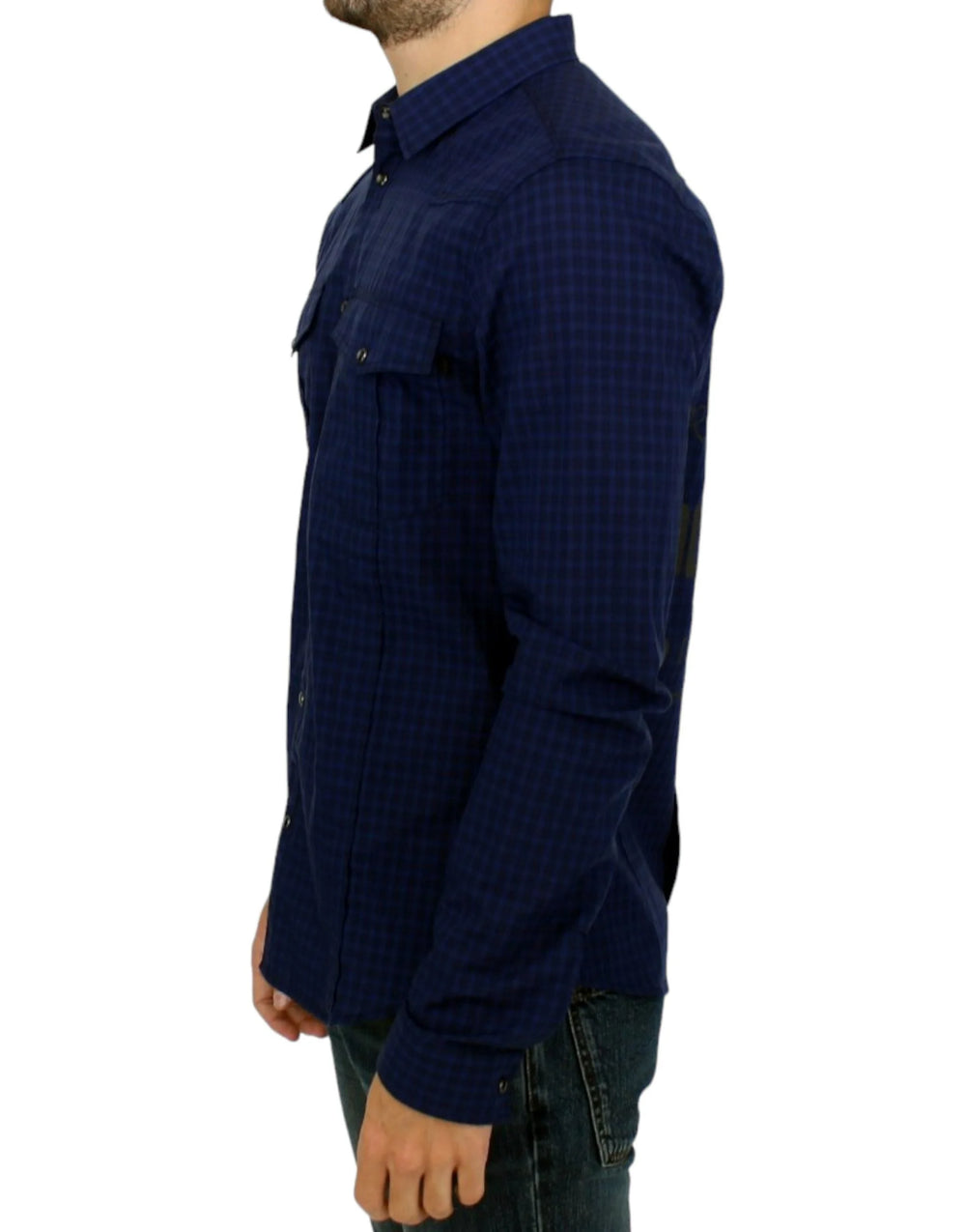 Costume National Blue checkered cotton shirt - IT48 | M - Shirts