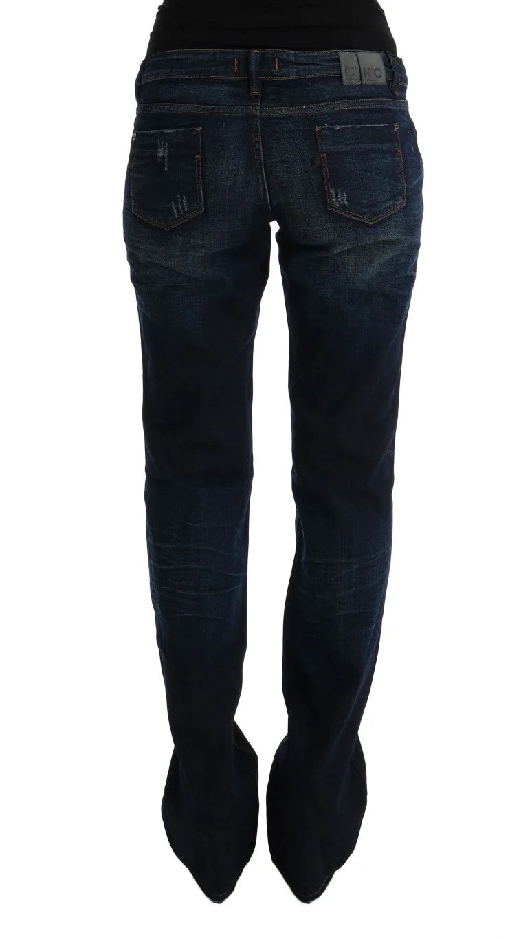 Costume National Blue Cotton Regular Fit Denim Jeans - W28 - Jeans