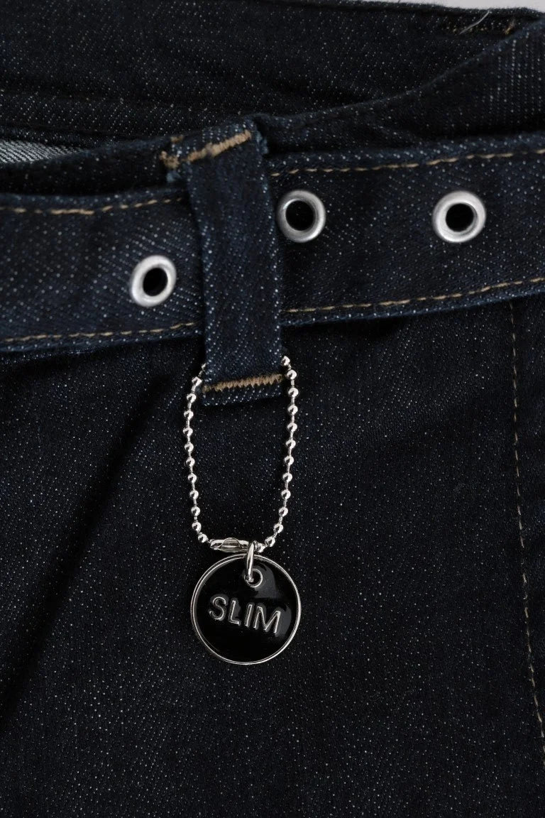 Costume National Blue Cotton Stretch Slim Fit Jeans - Jeans