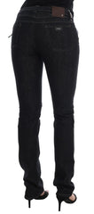 Costume National Blue Cotton Stretch Slim Fit Jeans - Jeans