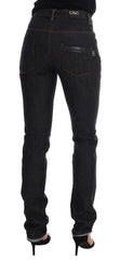 Costume National Blue Cotton Stretch Slim Fit Jeans - W26 - Jeans
