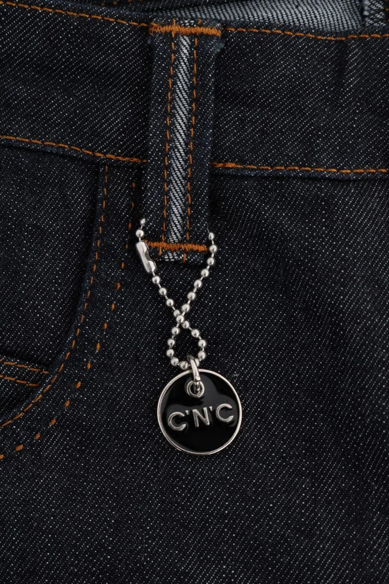 Costume National Blue Cotton Stretch Slim Fit Jeans - W26 - Jeans