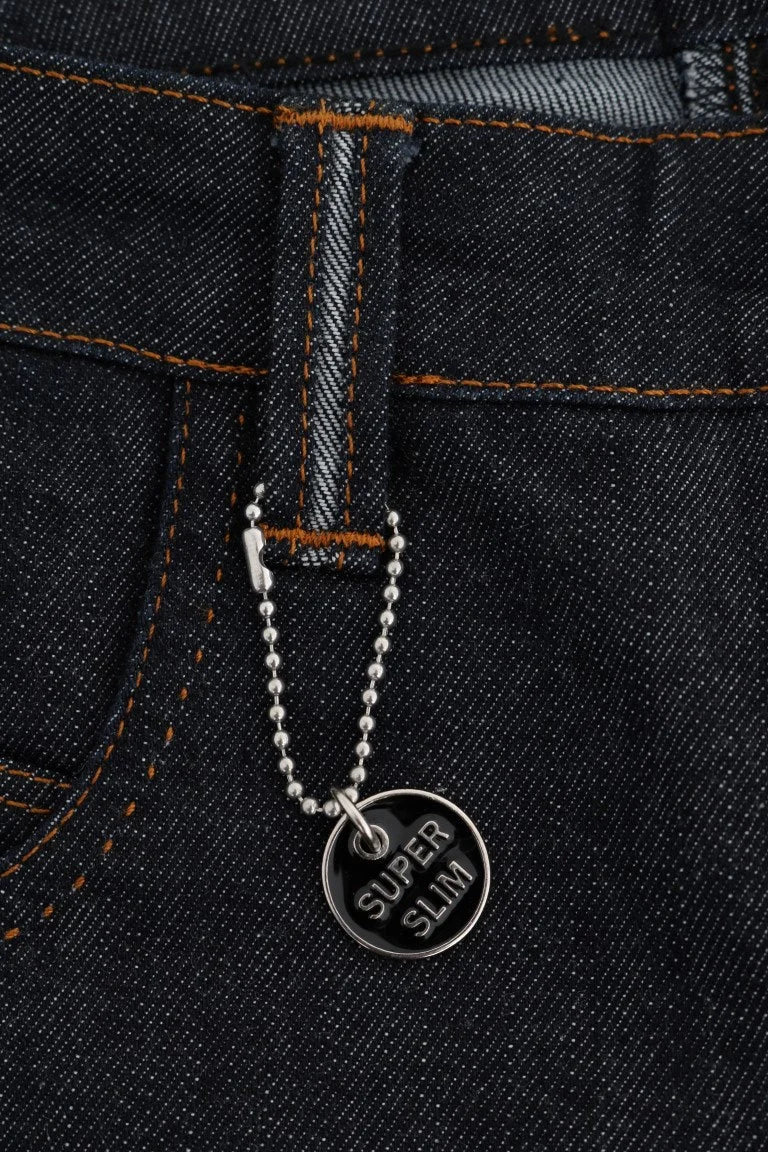 Costume National Blue Cotton Stretch Slim Fit Jeans - W26 - Jeans