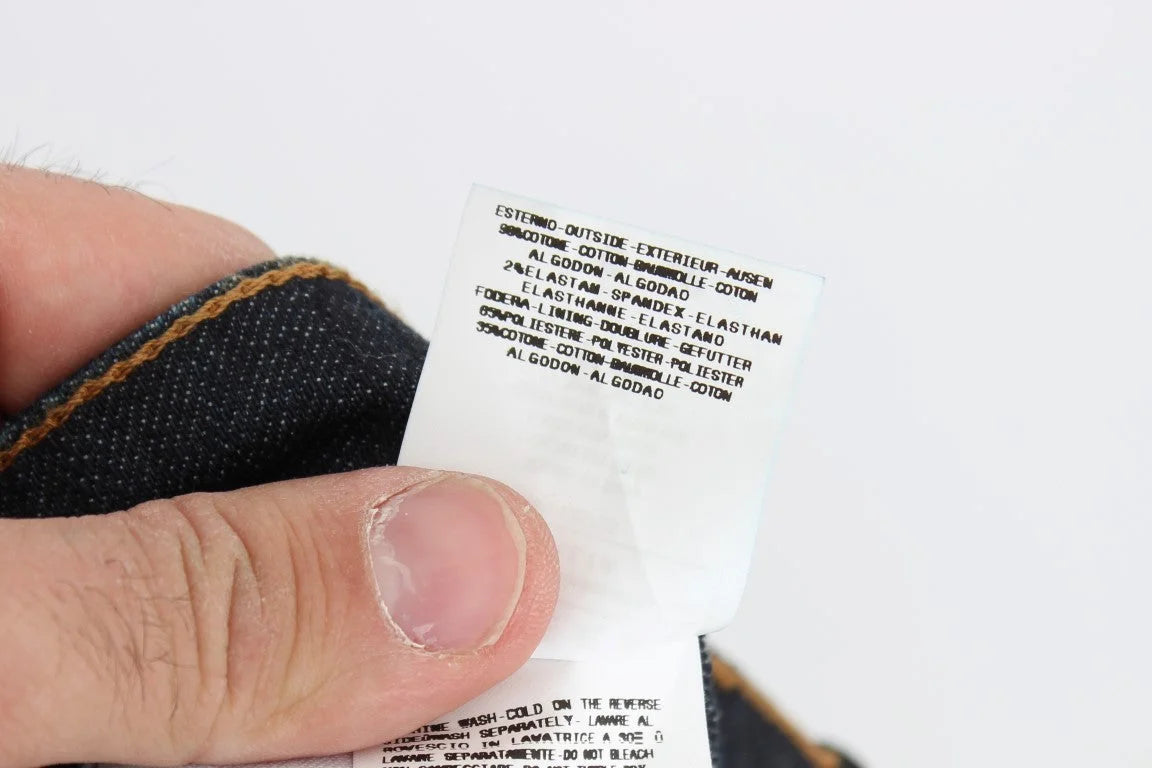 Costume National Blue Cotton Stretch Slim Fit Jeans - W26 - Jeans