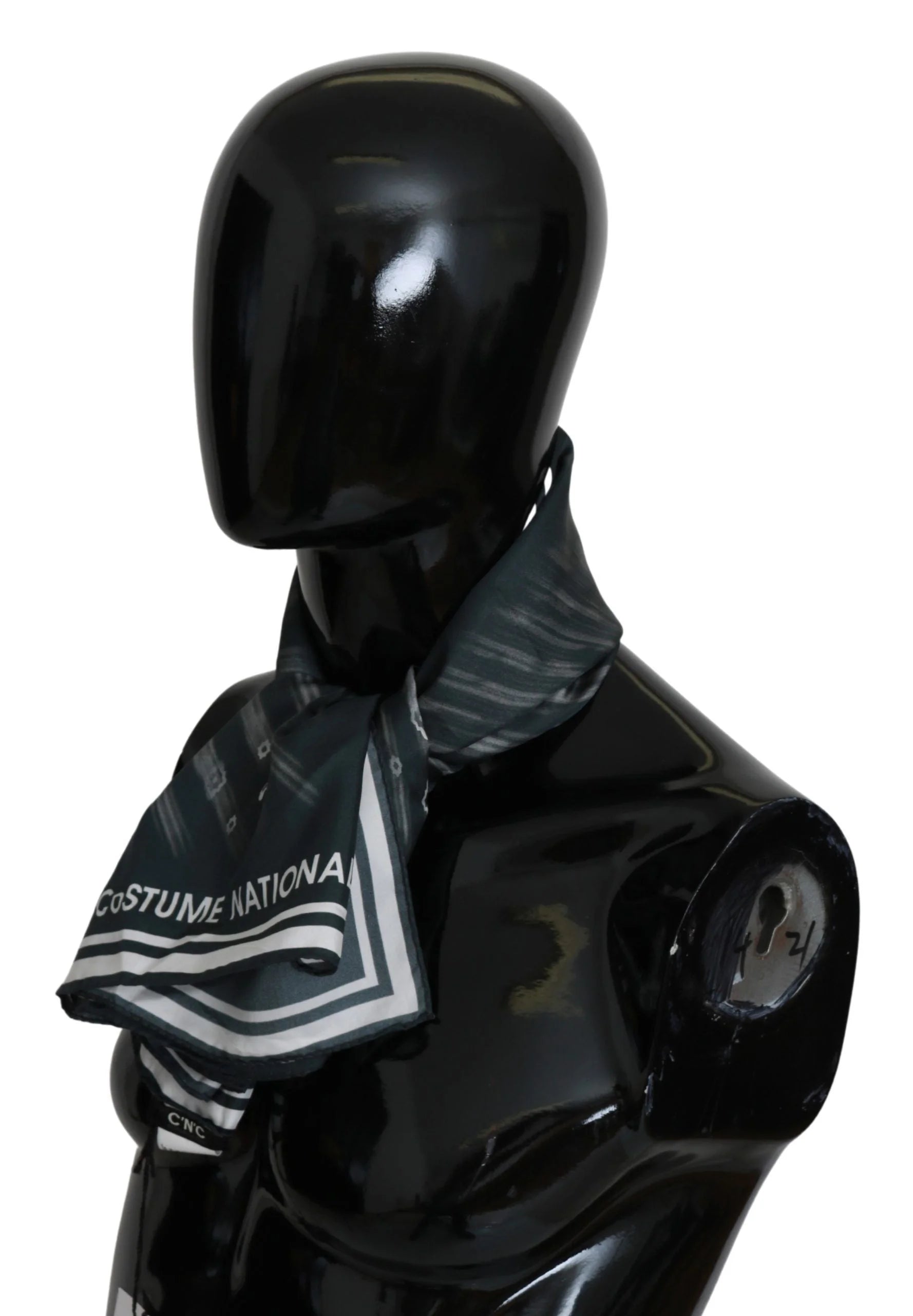 Costume National Blue Foulard Silk Women Scarf - Scarves & Shawls