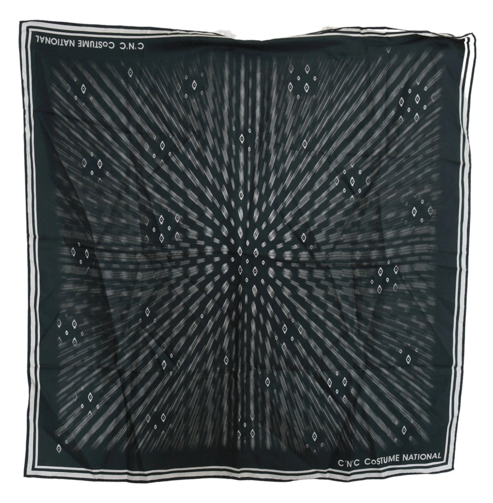 Costume National Blue Foulard Silk Women Scarf - Scarves & Shawls