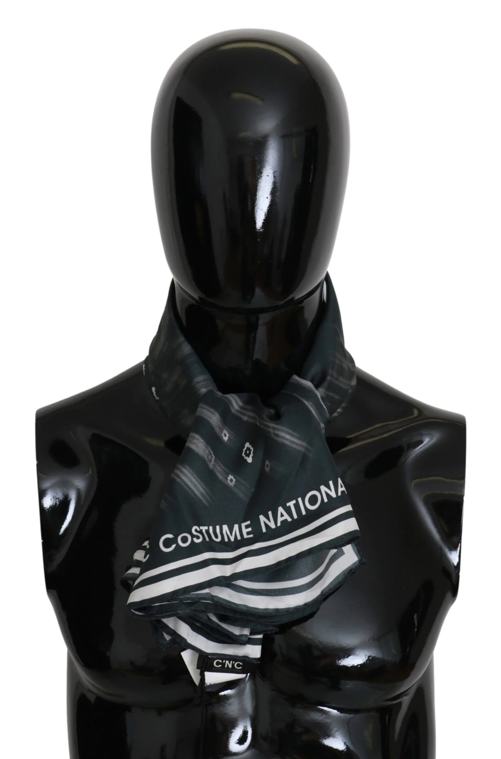 Costume National Blue Foulard Silk Women Scarf - Scarves & Shawls