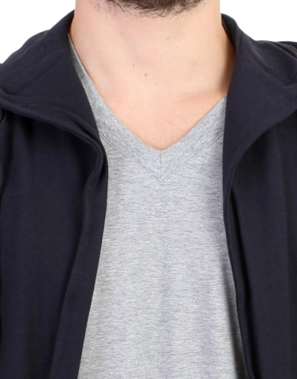 Costume National Blue hooded cotton sweater - Hoodies