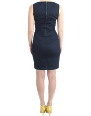 Costume National Blue pencil cotton dress - IT40|S - Dresses