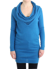 Costume National Blue scoopneck sweater - S - Sweaters