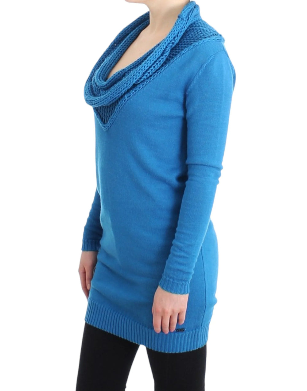 Costume National Blue scoopneck sweater - S - Sweaters