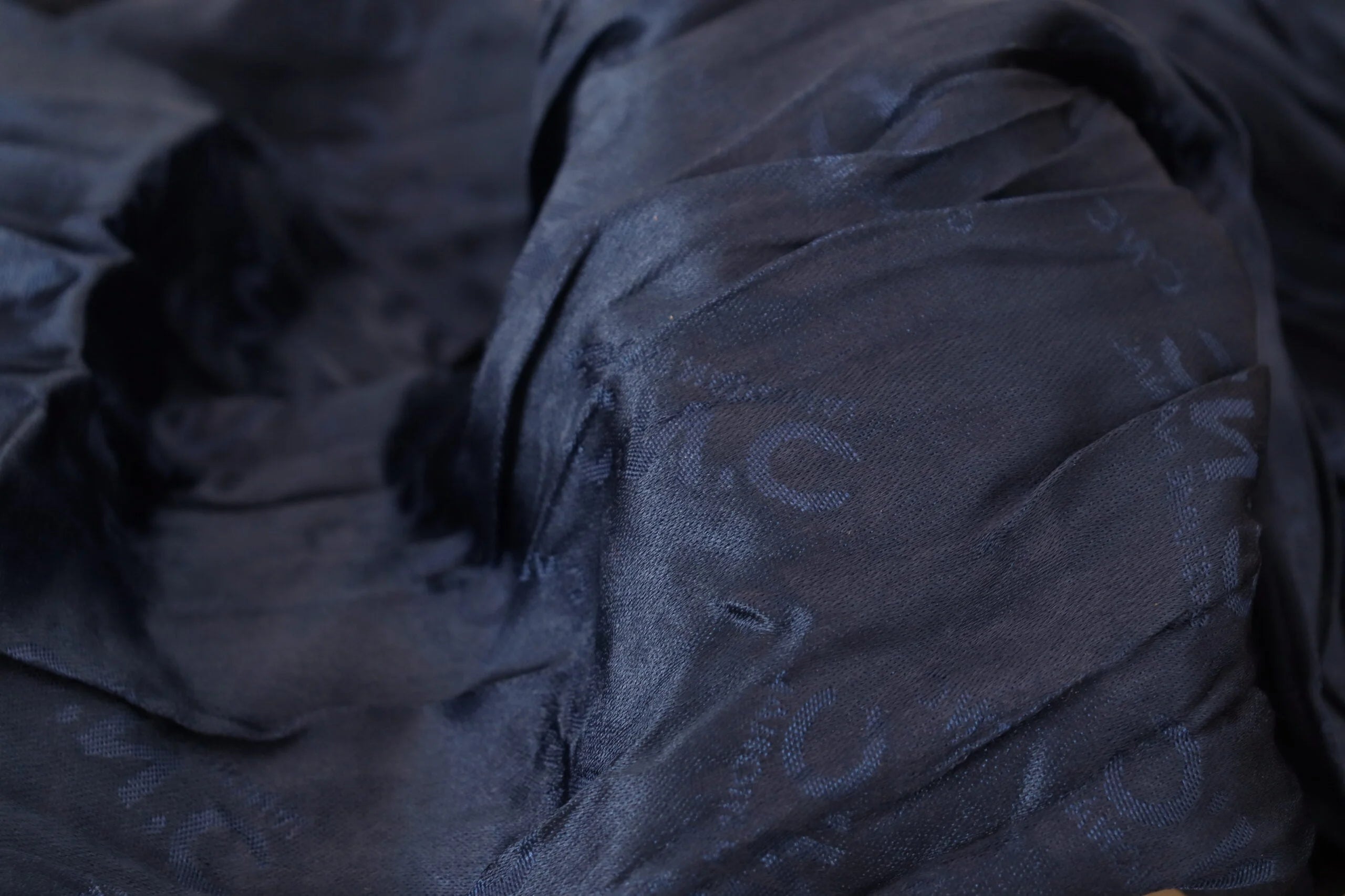 Costume National Blue Silk Shawl Foulard Fringes Scarf - Scarves & Shawls