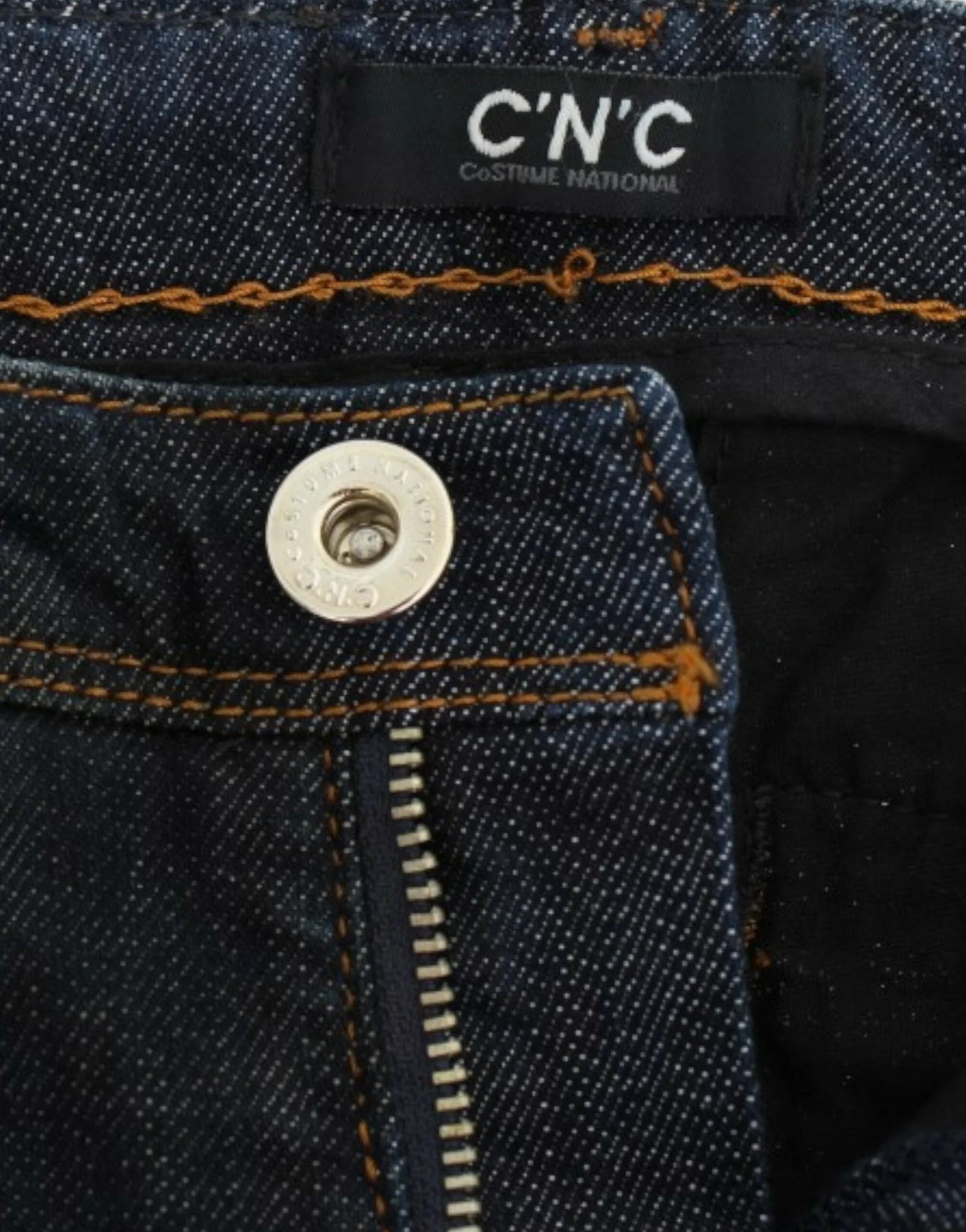 Costume National Blue Slim Fit Jeans - Jeans