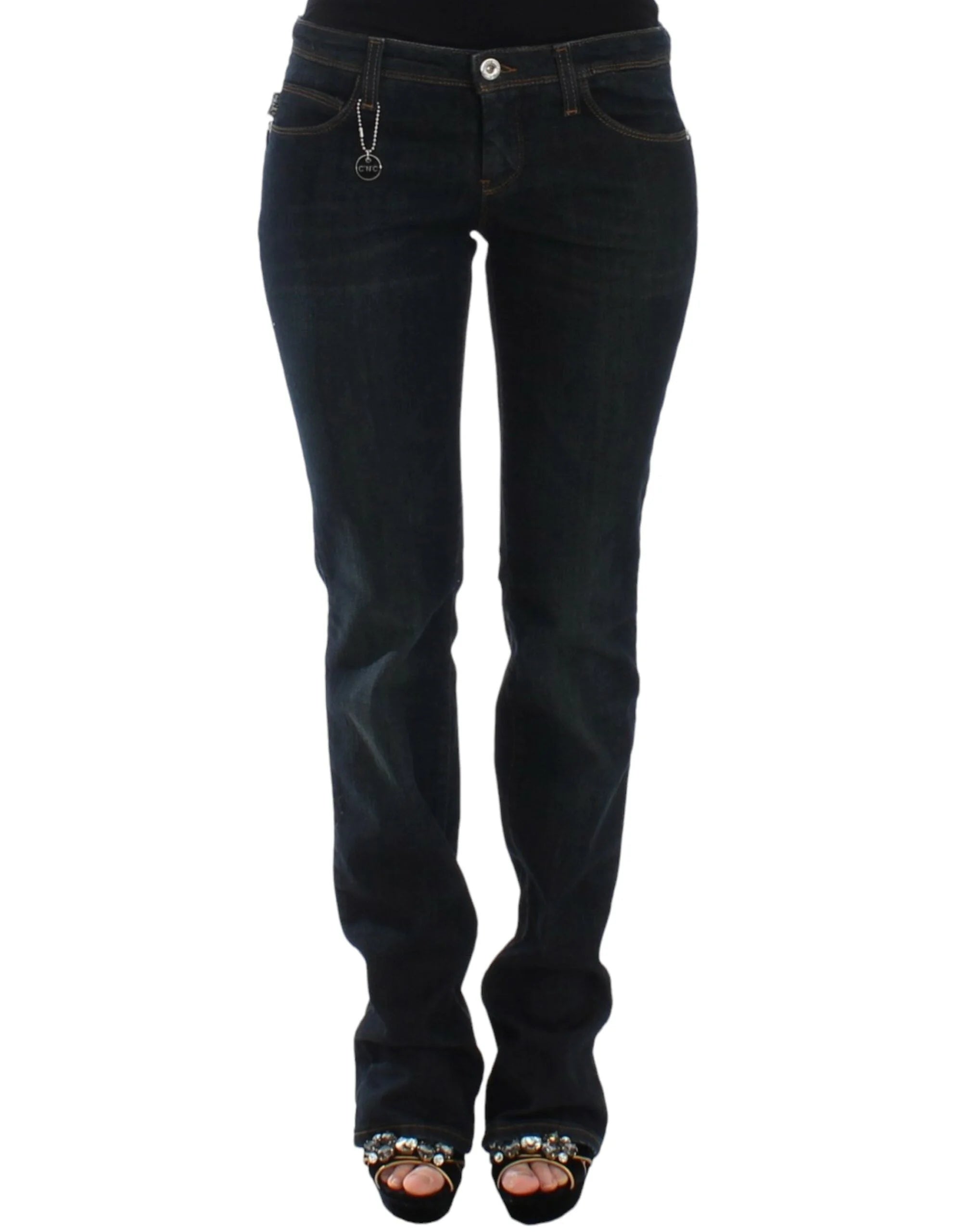 Costume National Blue Slim Fit Jeans - Jeans