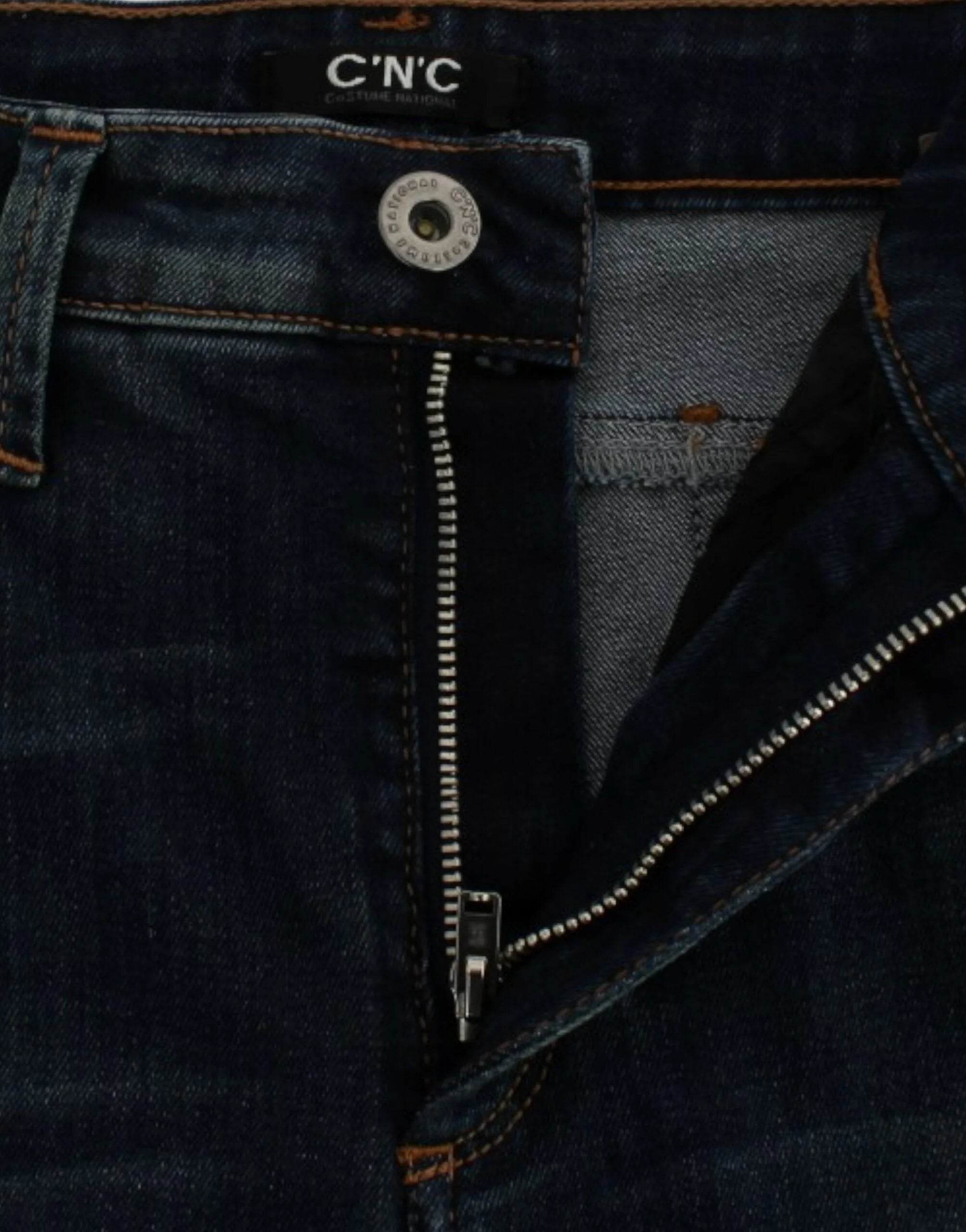 Costume National Blue straight leg jeans - W26 - Jeans