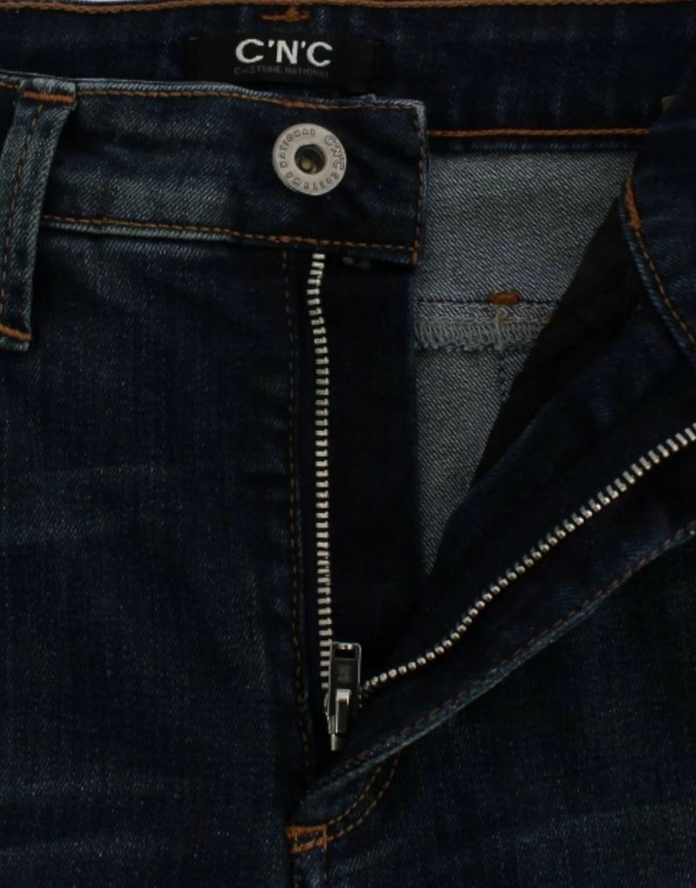 Costume National Blue straight leg jeans - W26 - Jeans