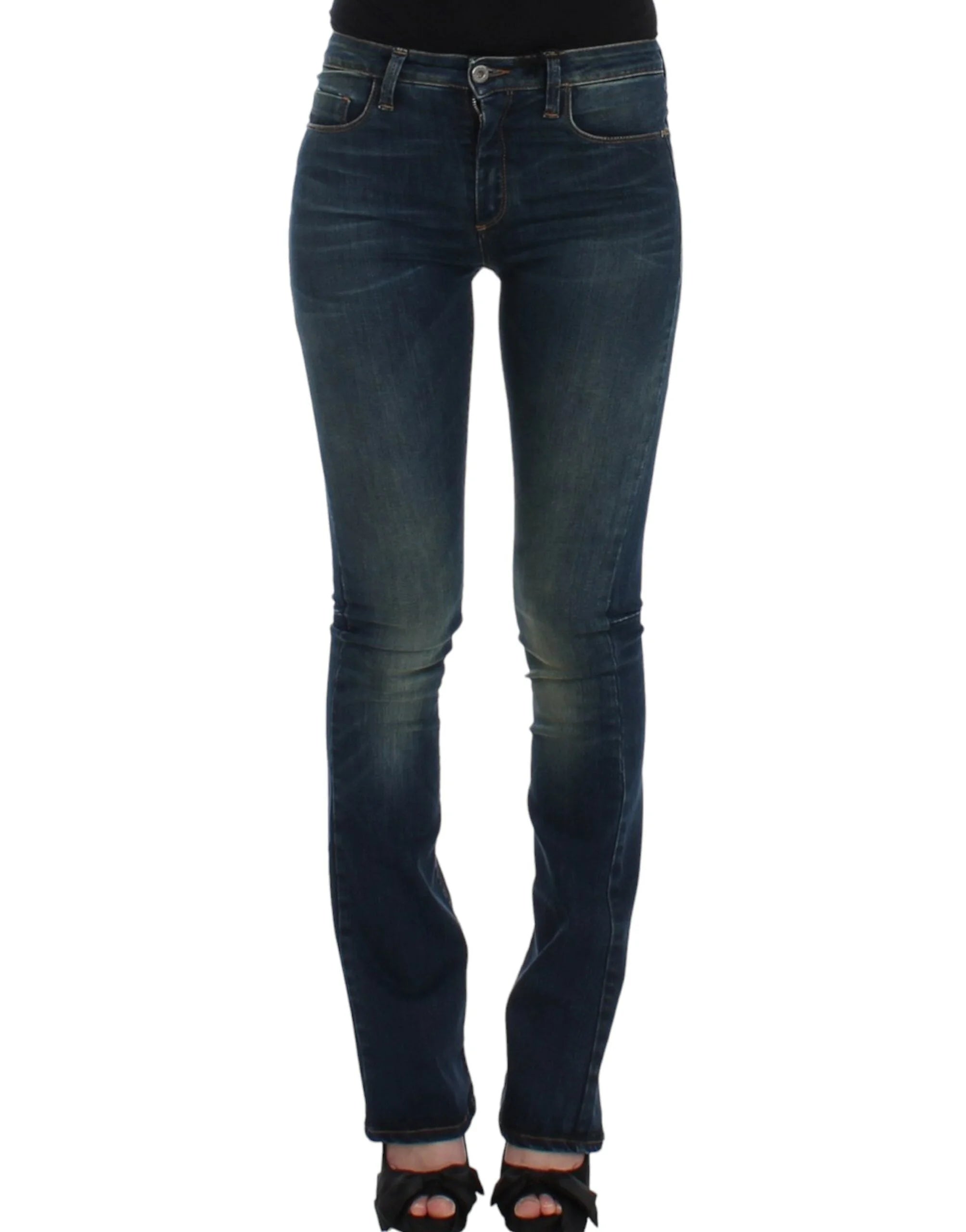 Costume National Blue straight leg jeans - W26 - Jeans