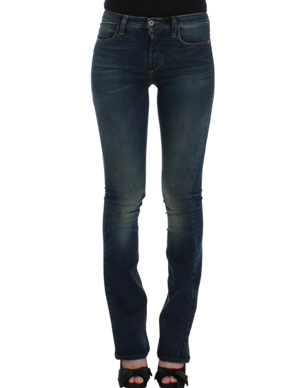 Costume National Blue straight leg jeans - W26 - Jeans