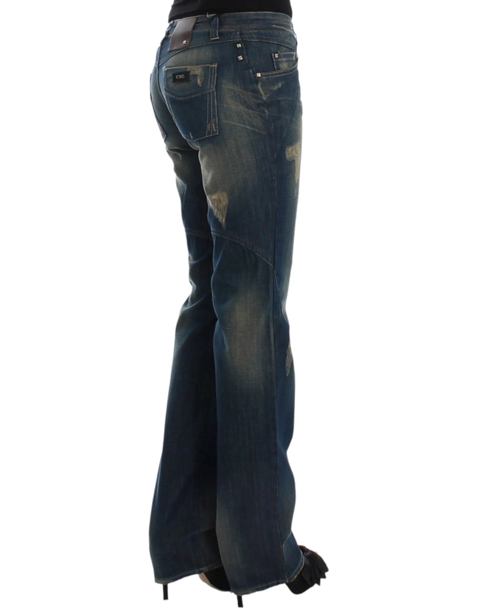 Costume National Blue straight leg jeans - W28 - Jeans