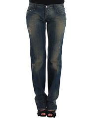 Costume National Blue straight leg jeans - W28 - Jeans