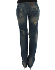 Costume National Blue straight leg jeans - W28 - Jeans