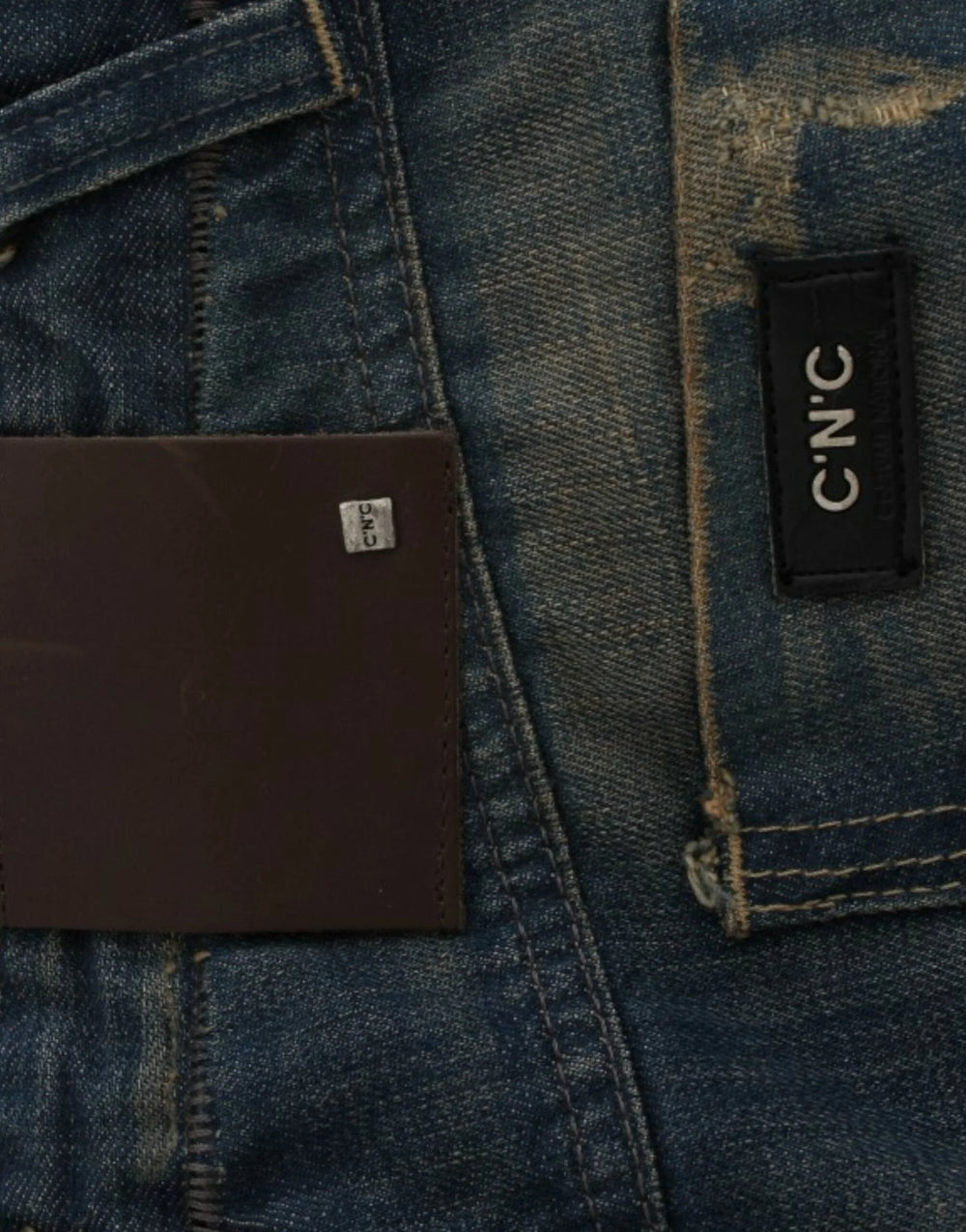 Costume National Blue straight leg jeans - W28 - Jeans