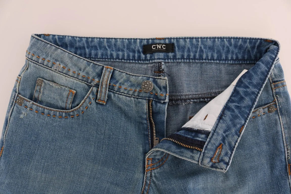 Costume National Blue Wash Cotton Classic Jeans - W26 - Jeans