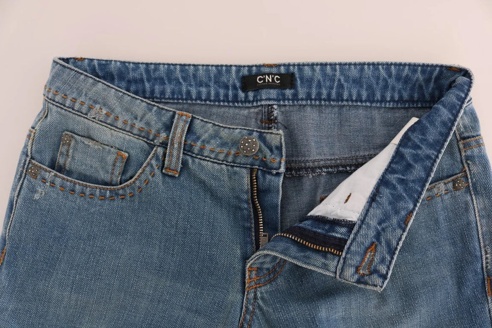 Costume National Blue Wash Cotton Classic Jeans - W26 - Jeans