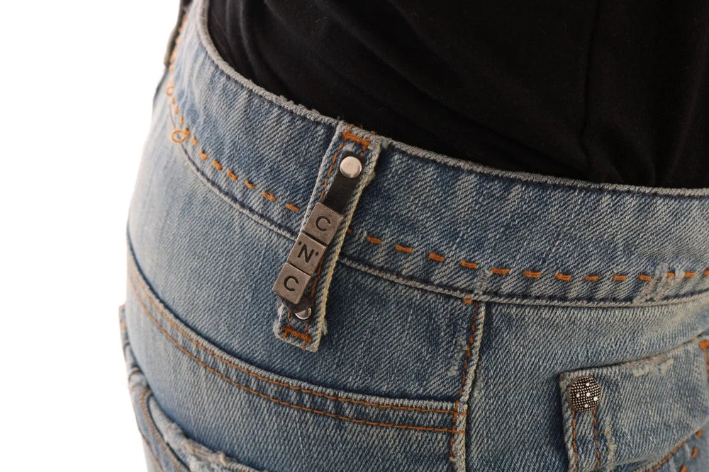 Costume National Blue Wash Cotton Classic Jeans - W26 - Jeans