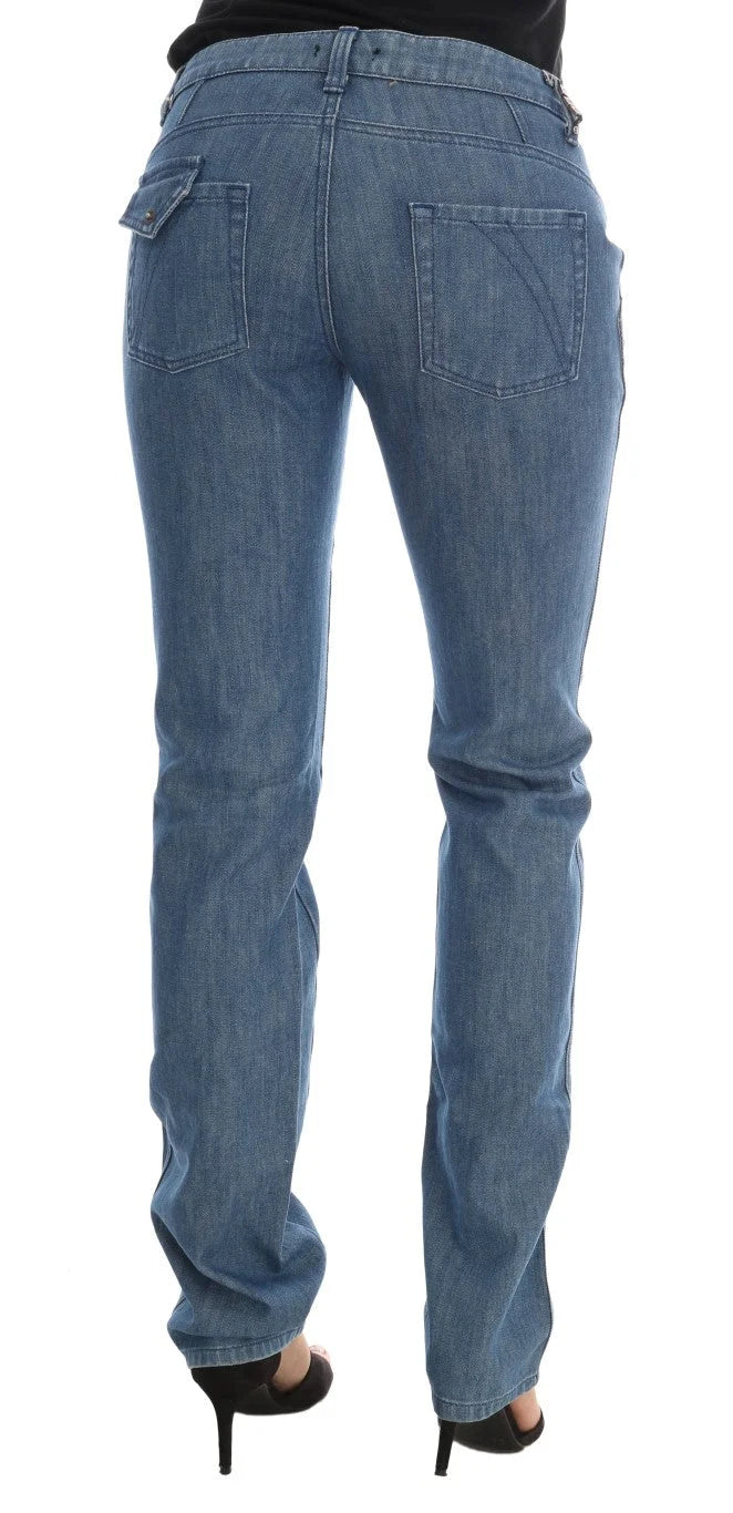 Costume National Blue Wash Cotton Slim Denim Jeans - W26 - Jeans