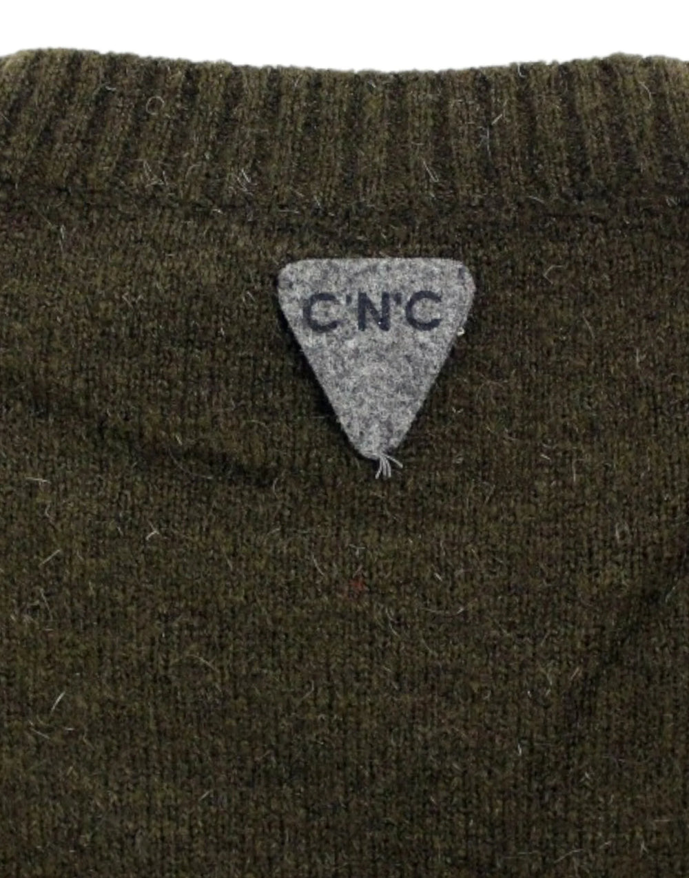 Costume National Brown striped crewneck sweater - IT52 | XL - Sweaters