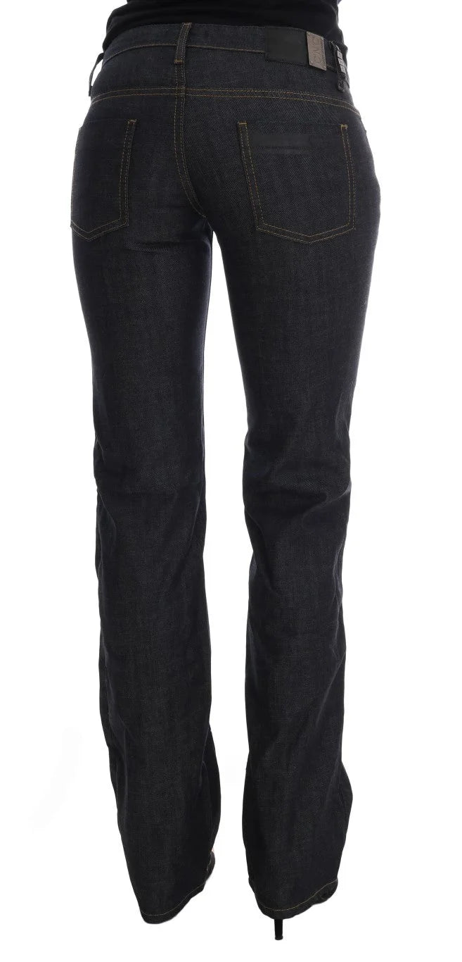 Costume National Dark Blue Cotton Classic Fit Jeans - W26 - Jeans