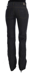 Costume National Dark Blue Cotton Classic Fit Jeans - W26 - Jeans