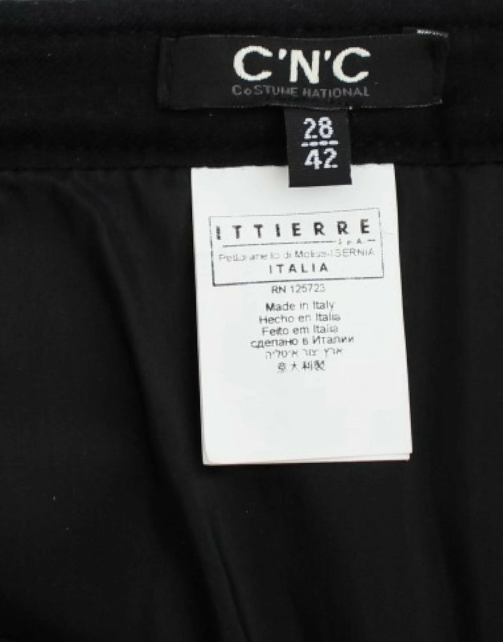 Costume National Gray checkered mini skirt - IT40|S - Skirts